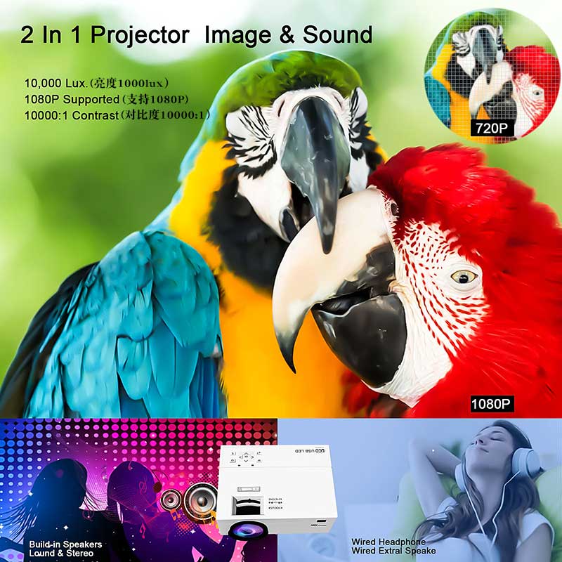 Horizontal projector m8-g